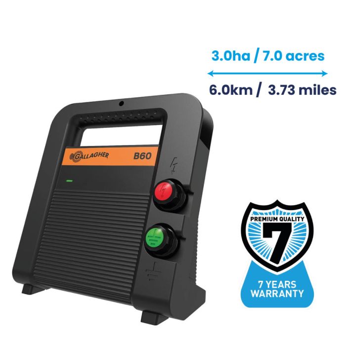 B60 Battery Fence Energiser (12V)