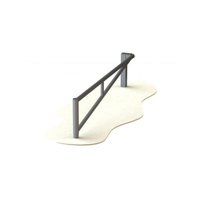 Hingleless Triangular Vehicle Barrier