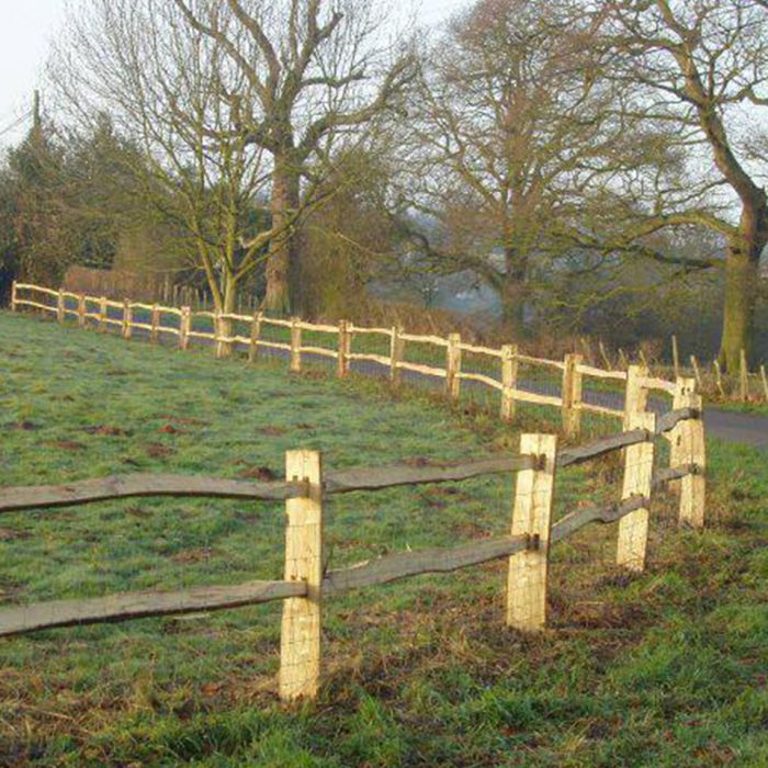 Cleft Chestnut Post and Rail