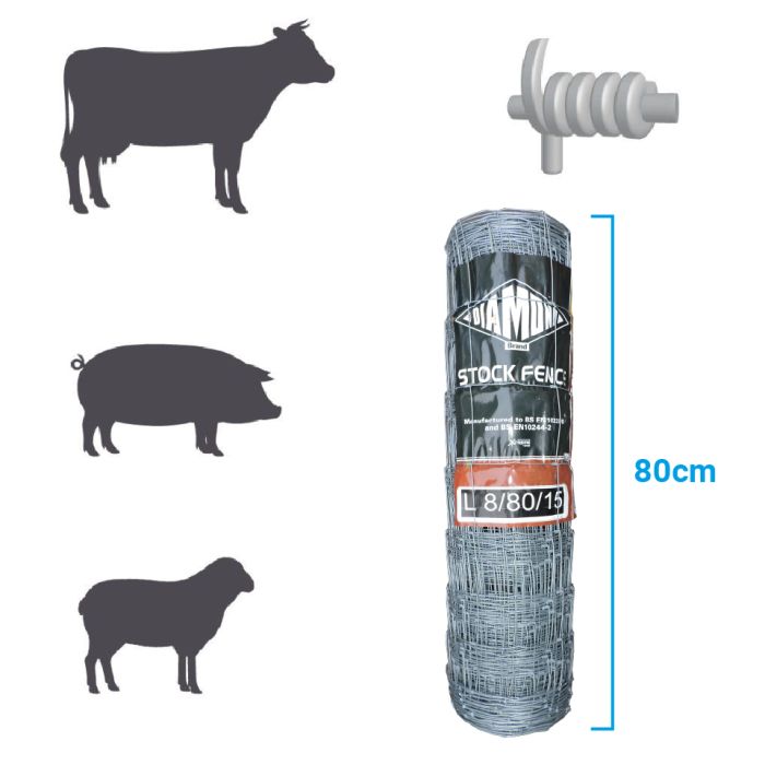 Hinge Joint Light Stock Fence L8-80-15 