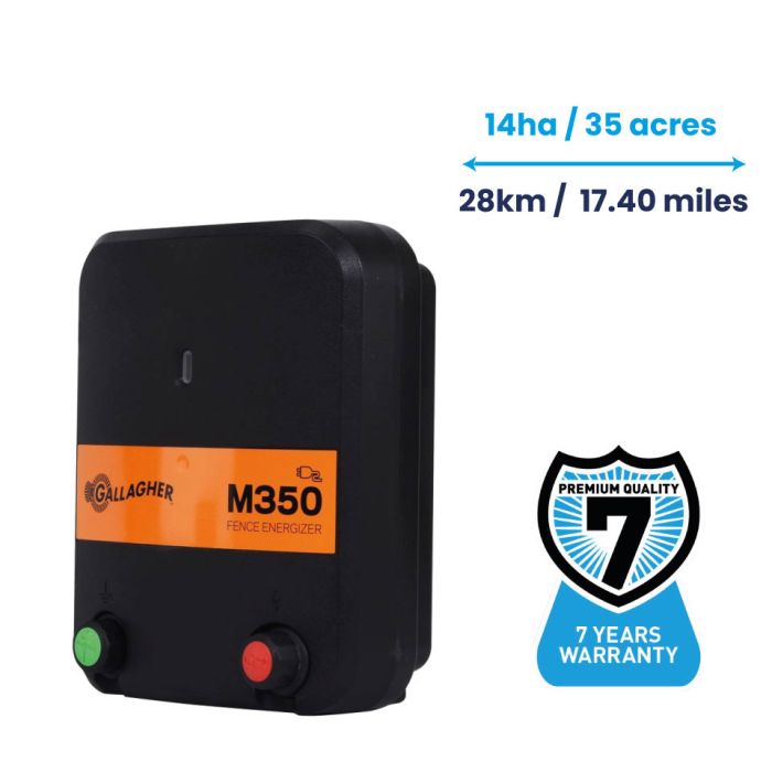Gallagher M350 Mains Fence Energiser (230 V)