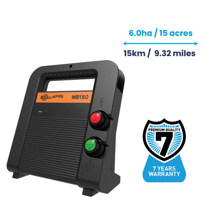 Gallagher MB150 Fence Energiser (230V/12V)