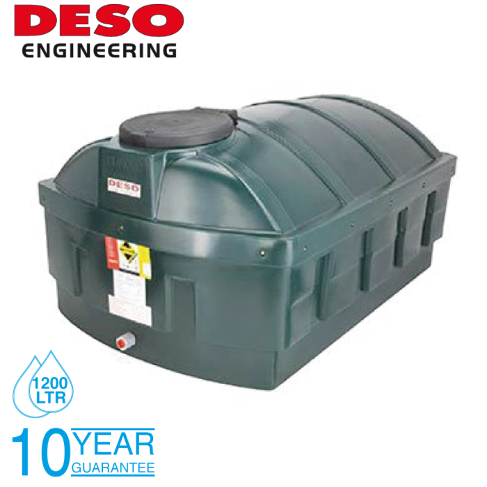 Deso Bunded Oil Storage Tank - Low Profile 1200 Litres Individual