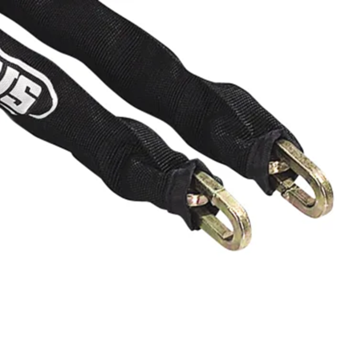 ABUS 8KS140 - 8mm x 1400mm High Security Chain (Black Sleeve)