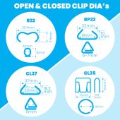 Netting Clips - CL22 / RP22