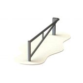 Hingleless Triangular Vehicle Barrier