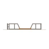 Heavy Duty Horse Friendly Vehicle Barrier
