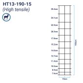 HT Hinge Joint Deer Fence HT13-190-15 100m