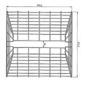 Double Sided Hay Feeder Basket