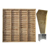 Heavy Duty Waney Edge Panel Kit 