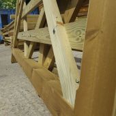 10 Rail Wooden Deer Gate