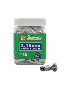 Strainrite Crimp Sleeves 3.15mm High Tensile (50)