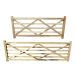 Heavy Bottom Rail Wooden Gate