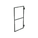 Adjustable Steel Gate Frame Kit | Black - Upto - dimensions of 1950mm (L) x 1200mm (W) x 40mm (T)