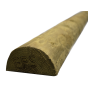 Stakes 125-150mm HALF ROUND 1800mm UC4 natural peeled treated timber