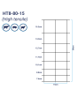 HT Hinge Joint Stock Fence HT8-80-15 