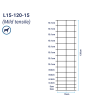 Hinge Joint Universal Light Stock Fence L15-120-15 50m