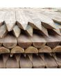 Stakes 110mm Half Round 1800mm UC4 machined treated timber