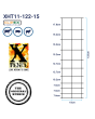 X™ fence® Cattle/Railway Fence XHT11-122-15 