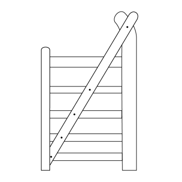 Yeoman Softwood Gate 0.90m Right