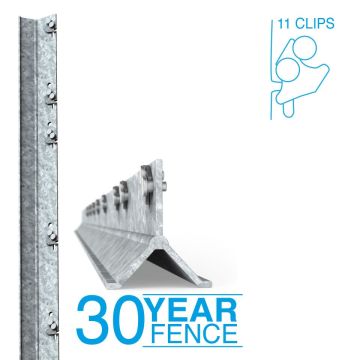 Clipex® Fencing Heavy Beefy Post 2.0m - 3.5mm Thick