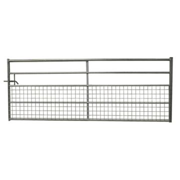 Half Meshed Field Gate 2.4m (8&#039;) springbolt