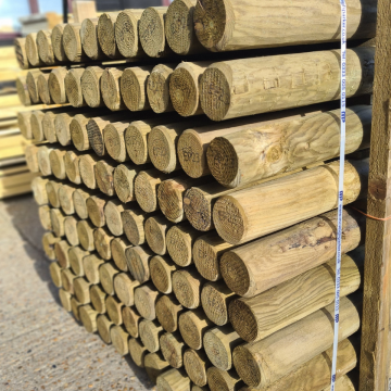 Machine Rounded Timber (Jump) Poles-3600mm UC4-150mm