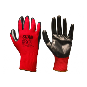 Nitrile Coated Knitted Gloves Per Pair (XL Size 10)