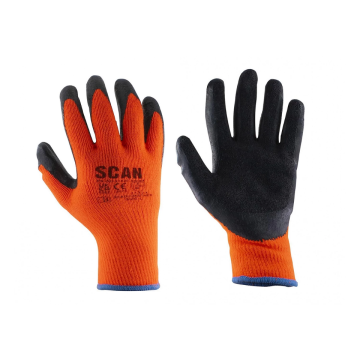 Hi-Vis Thermal Latex Coated Gloves Per Pair (XL Size 10)