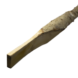 Rails-Cleft chestnut rail 2900mm ended