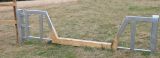 Heavy Duty Horse Friendly Vehicle Barrier - Hang Post 