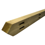 2 Morticed Sawn Post