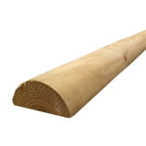 100mm x 3660mm Machined Half Round Rail 