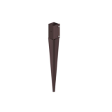 Fence Post Drive-in Anchor Support E/Brown 700 x 100 x 100mm 