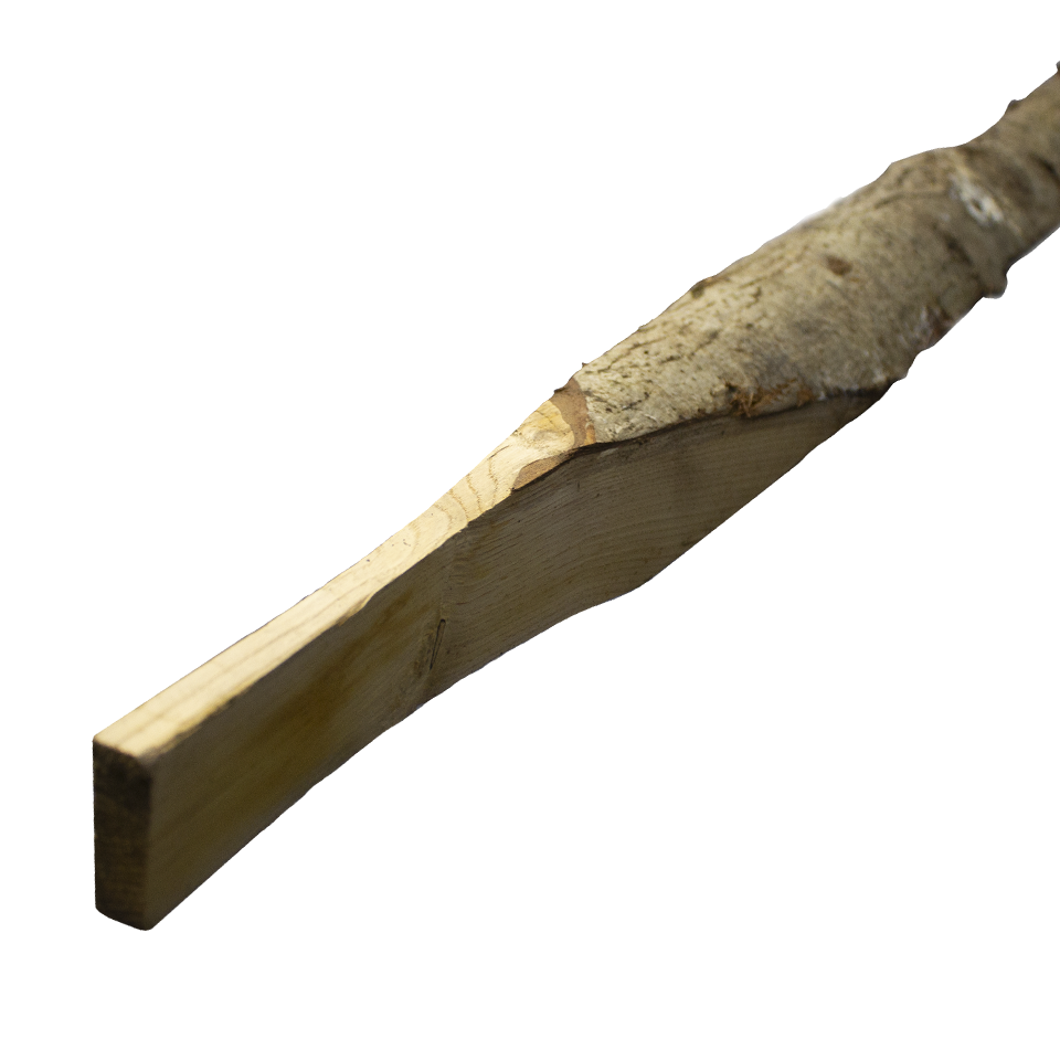 Rails-Cleft chestnut rail 2900mm ended
