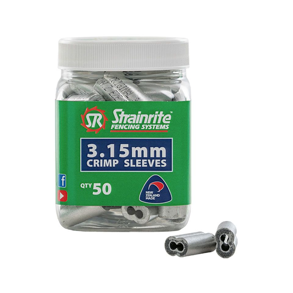 Strainrite Crimp Sleeves 3.15mm High Tensile (50)