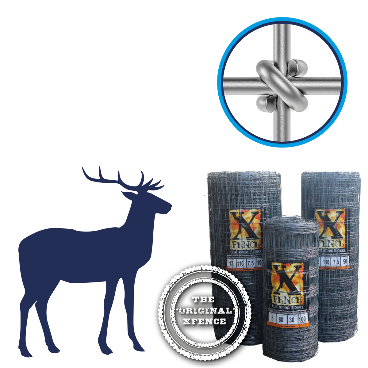 X Fence Deer Fence XLHT13-190-15 100m