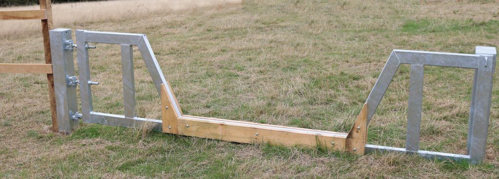 Heavy Duty Horse Friendly Vehicle Barrier