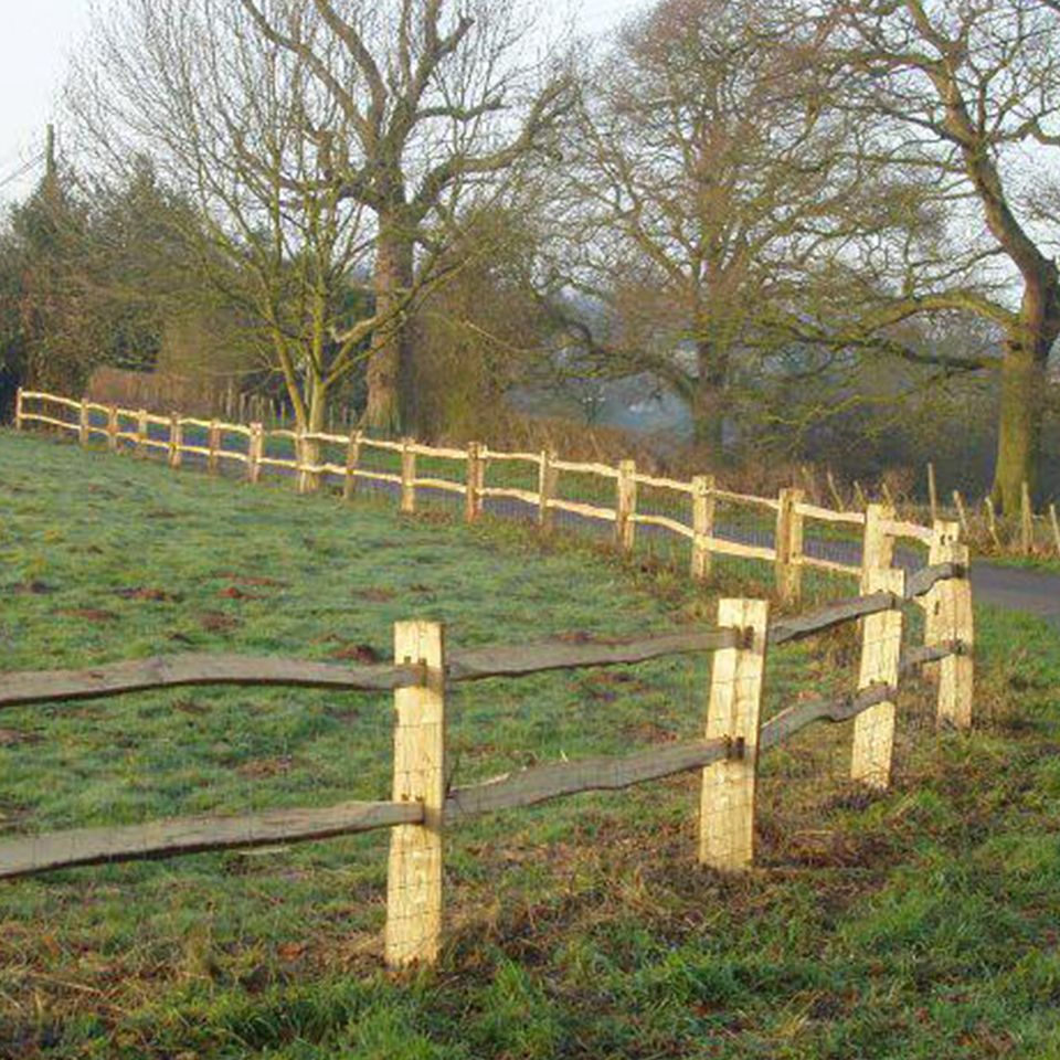 Cleft Chestnut Post and Rail