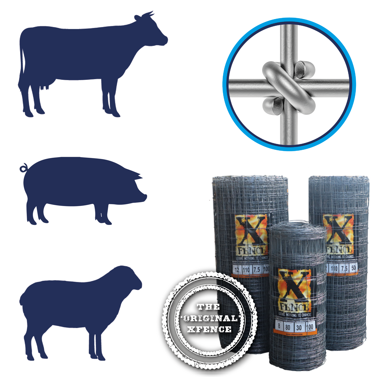 X™ fence® Stock Fence XHT8-80-15