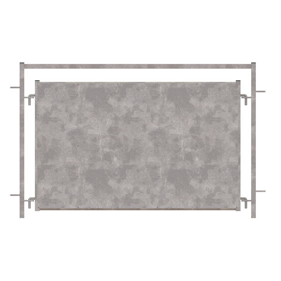 Sheeted Swing Gate in Frame 1525mm