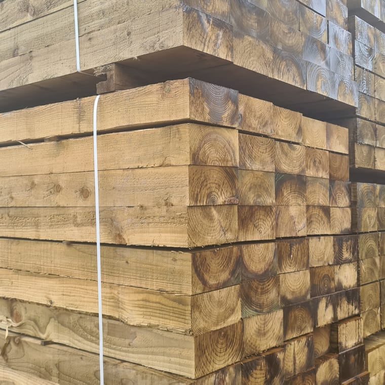 Softwood Sleeper 2400mm x 200mm x 100mm