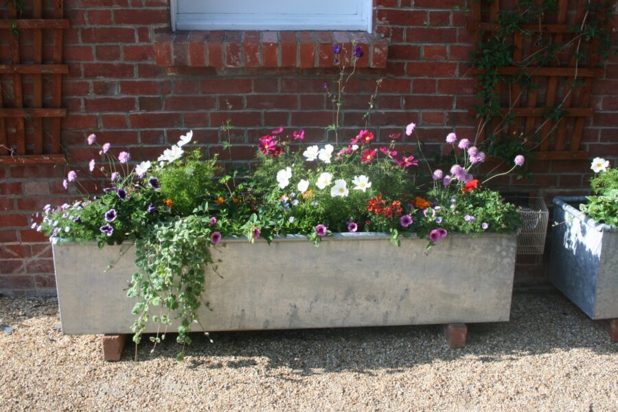 How To Create A Steel Trough Planter