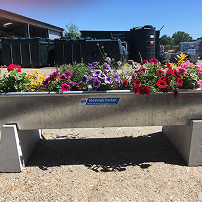 How to Make a Water Trough Planter