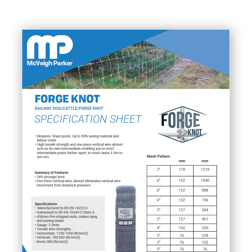 Forge Knot Stock Fence