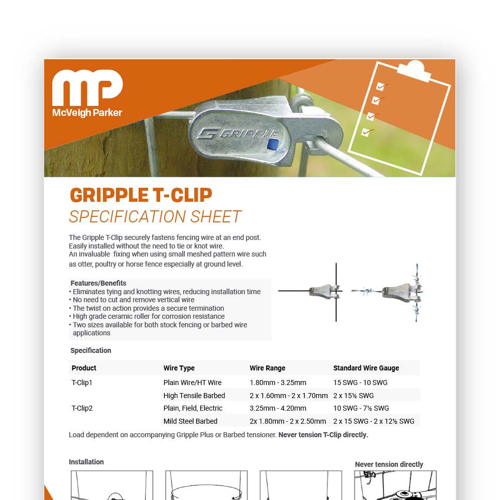 Gripple T-Clip