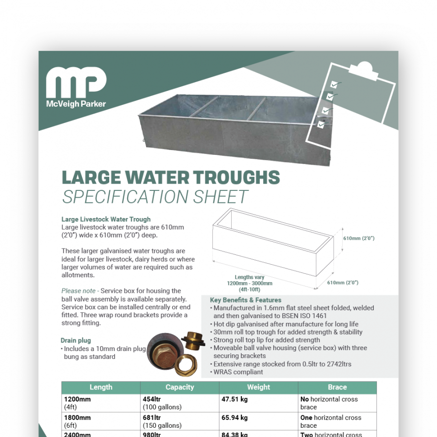 Large Water Trough