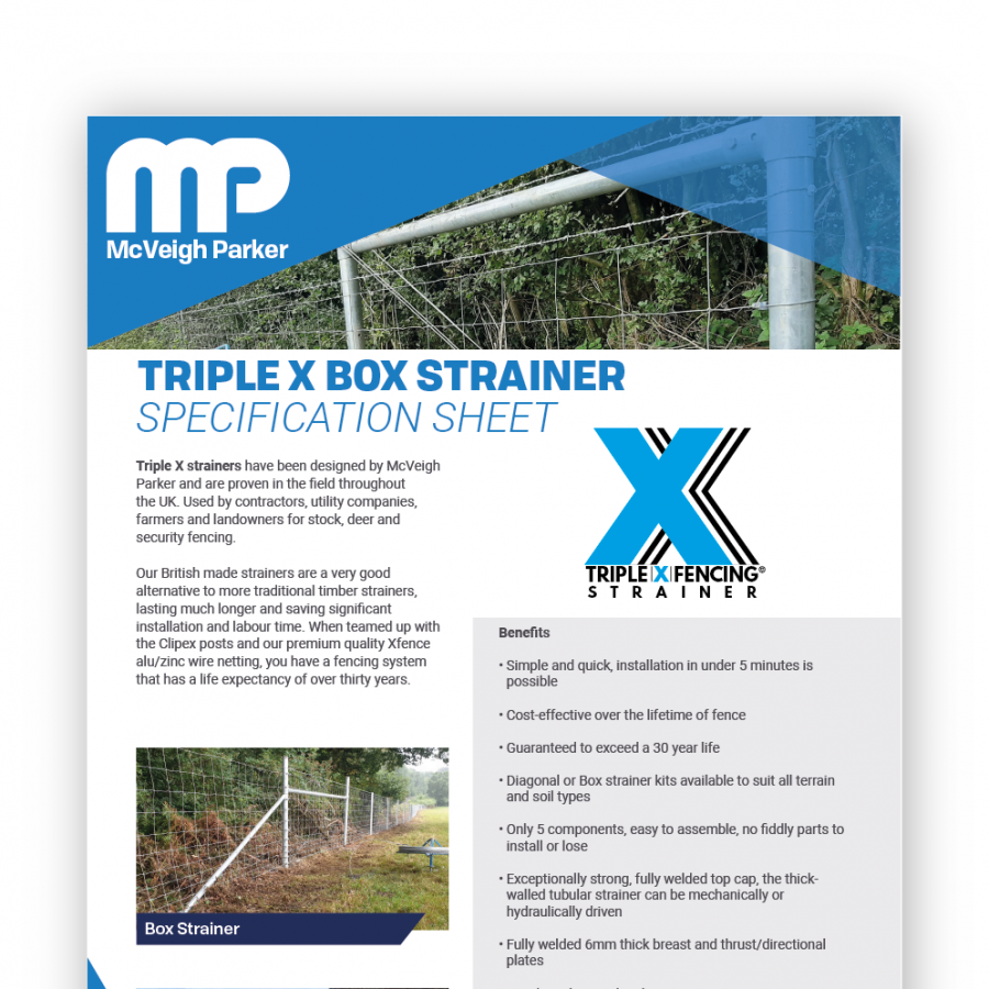 Triple X Box Strainers