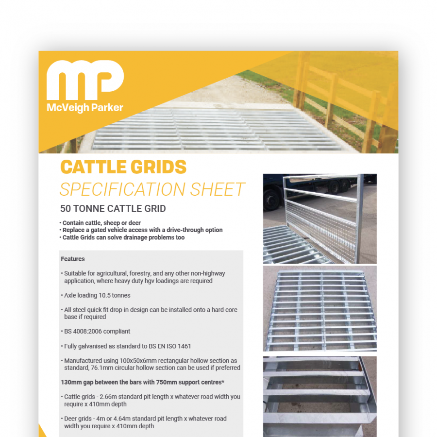 Cattle Grid - 50 Tonne