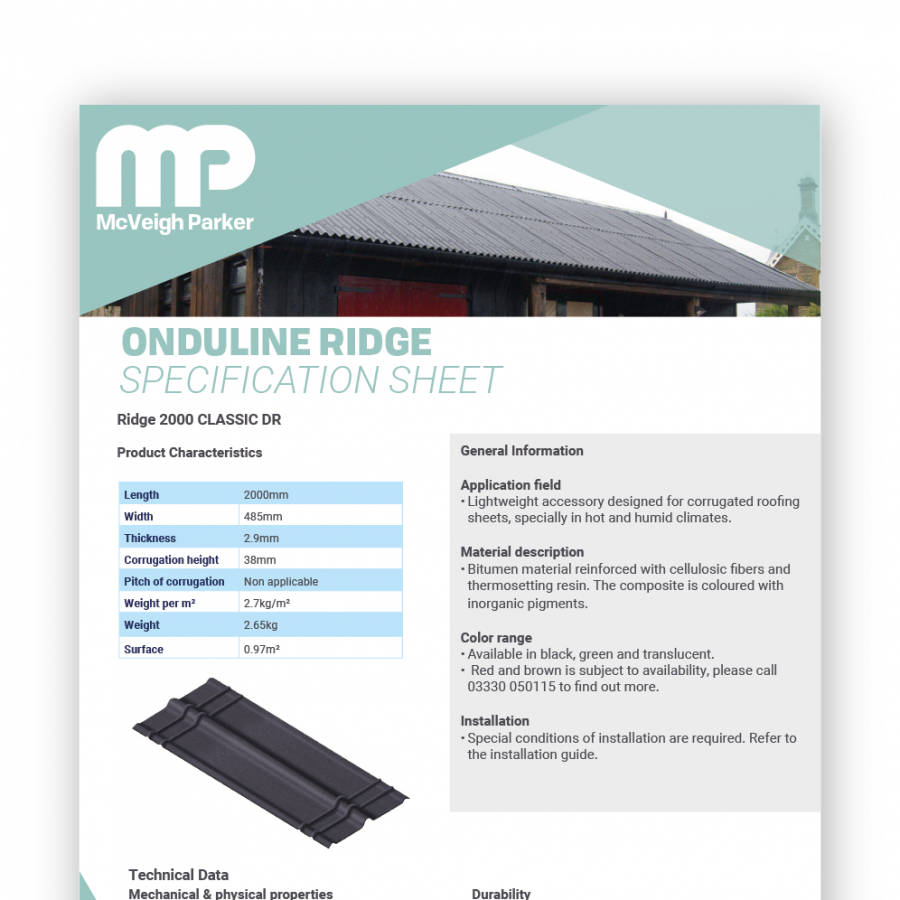 Onduline Ridge